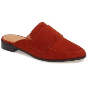 Halogen | NWT | Womens Slip-on Rust Orange | Suede Mule - Size 9.5 NEW